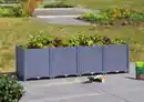Bild 2 von Pflanzkasten , Polypropylen , ca. 160 x 40 x 43 cm - Grau