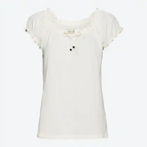 Bild 3 von Damen-T-Shirt mit Carmen-Ausschnitt