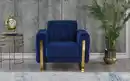 Bild 1 von Sessel Crystal, blau, inkl. Kippfunktion