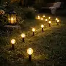 Bild 1 von LED-Solar-Lichterkette-Crackle-Kugel, warmweiß