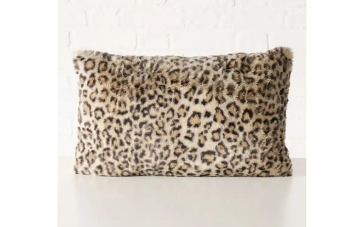 Bild 2 von Kissen Leony, braun/schwarz, 30 x 48 cm