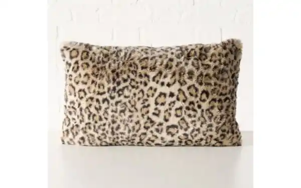 Bild 2 von Kissen Leony, braun/schwarz, 30 x 48 cm