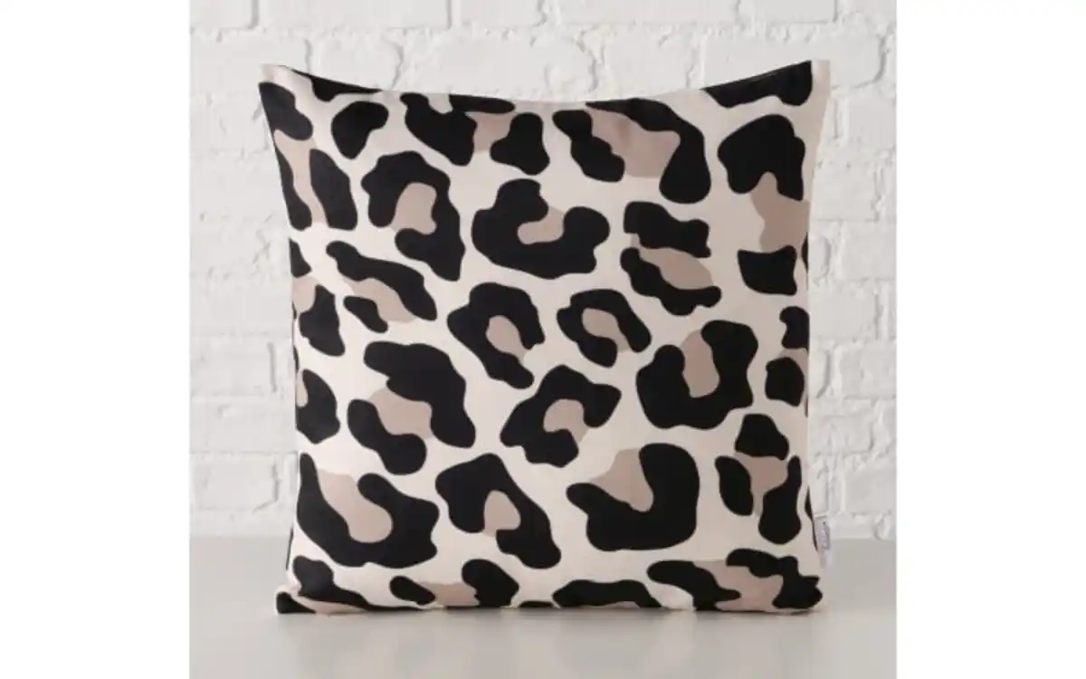 Bild 2 von Kissen Leony, braun/schwarz, 45 x 45 cm