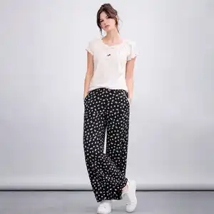 Damen-Hose mit elastischem Bund