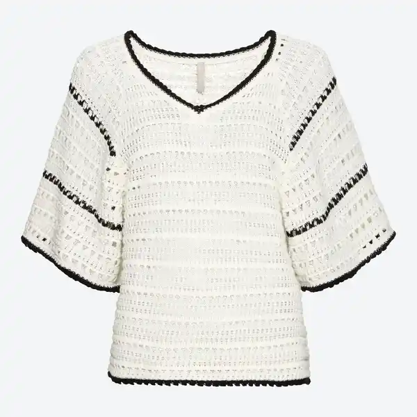 Bild 3 von Damen-T-Shirt mit V-Ausschnitt