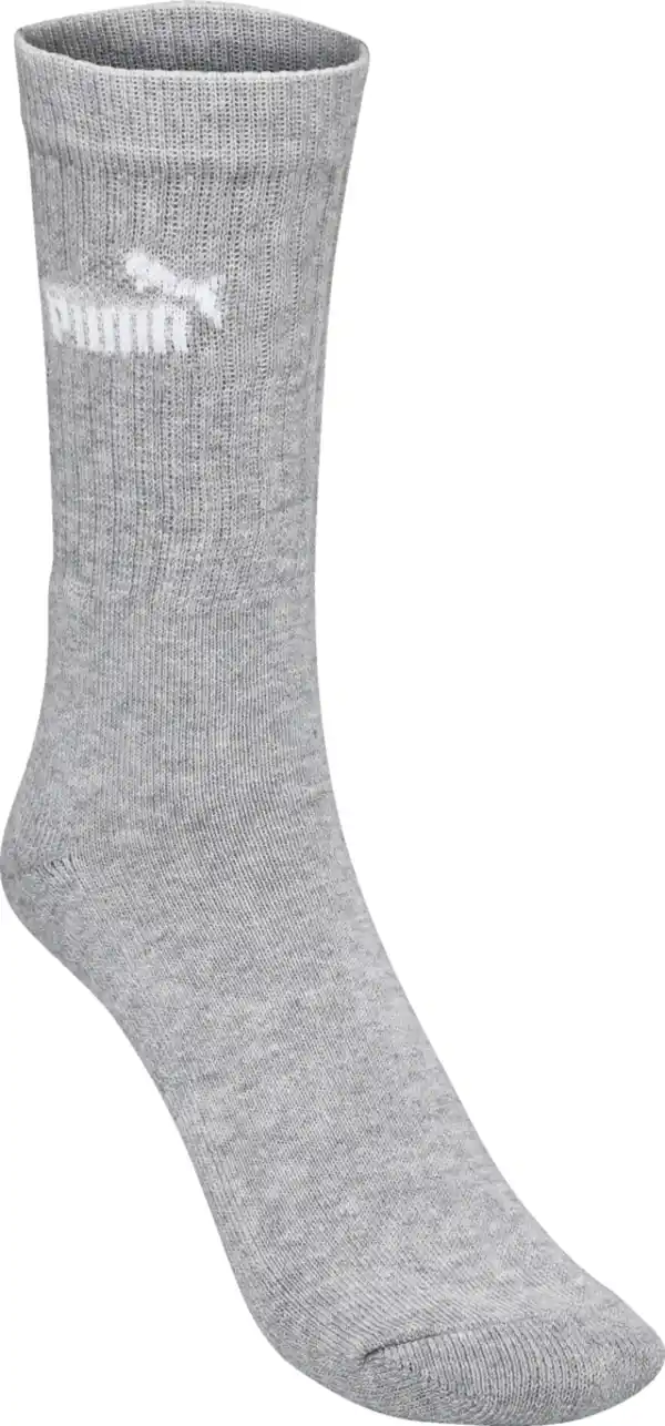 Bild 3 von PUMA Puma Crewsocken 3er-Set weiss/pink/grau Gr. 35/38