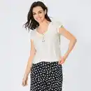 Bild 4 von Damen-T-Shirt mit Carmen-Ausschnitt