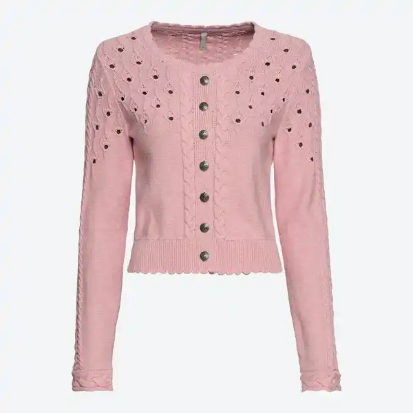 Bild 3 von Damen-Trachtenjanker im Ajour-Strick-Design