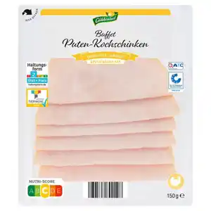 GÜLDENHOF Buffet Kochschinken 150 g, Putenkochschinken