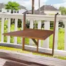 Bild 4 von Klappbarer Balkon-Hängetisch aus FSC Akazienholz, ca. 70 x 49 x 86 cm