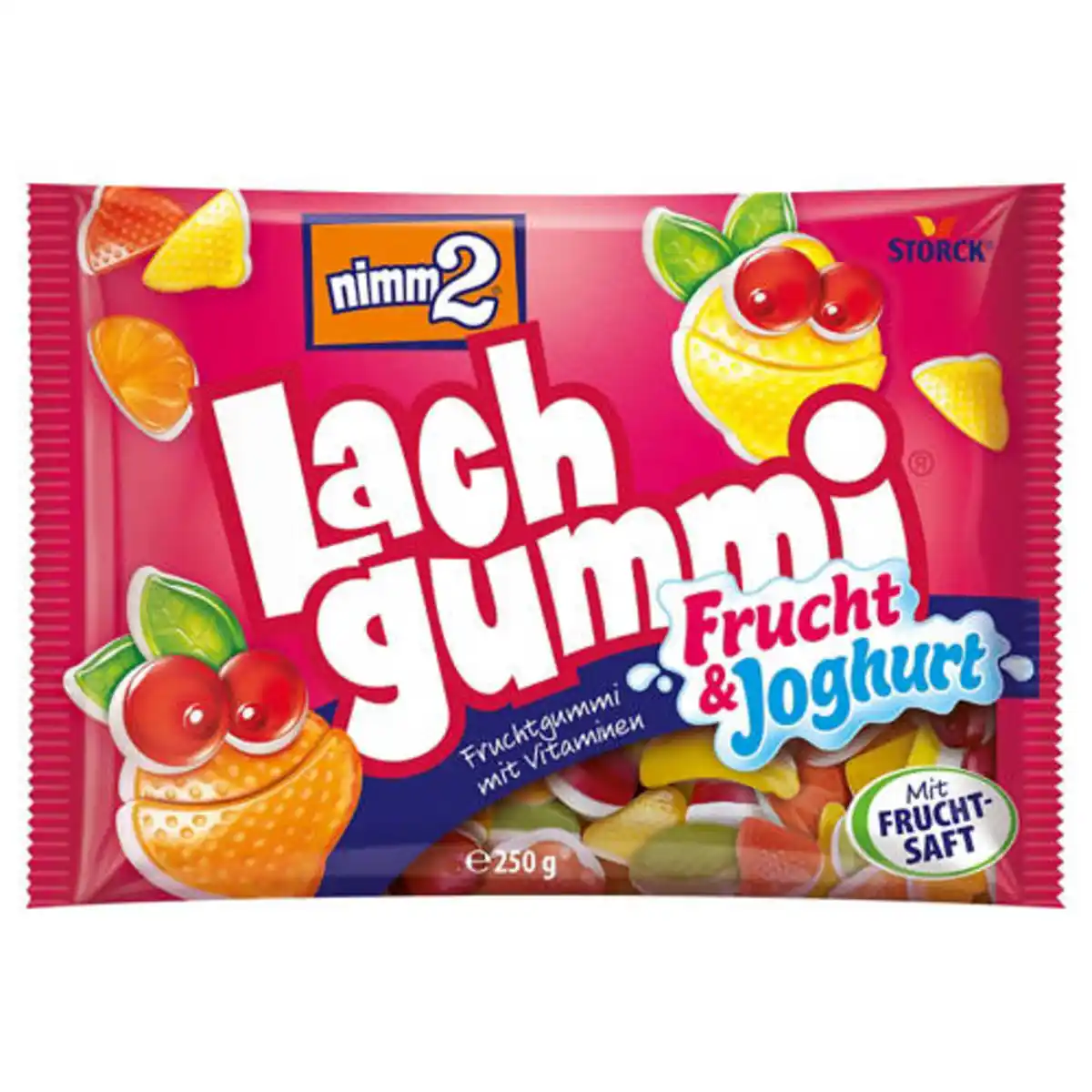Bild 1 von STORCK NIMM 2 Lachgummi 250 g, Frucht & Joghurt