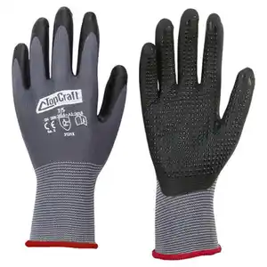 TOPCRAFT Damen oder Herren Arbeitshandschuhe, Mit Noppen, 7/S