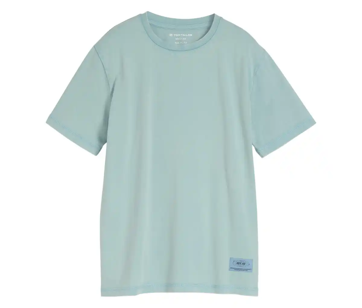 Bild 1 von Tom Tailor Kinder-Basic-T-Shirt mit Acid-Wash-Optik, light teal