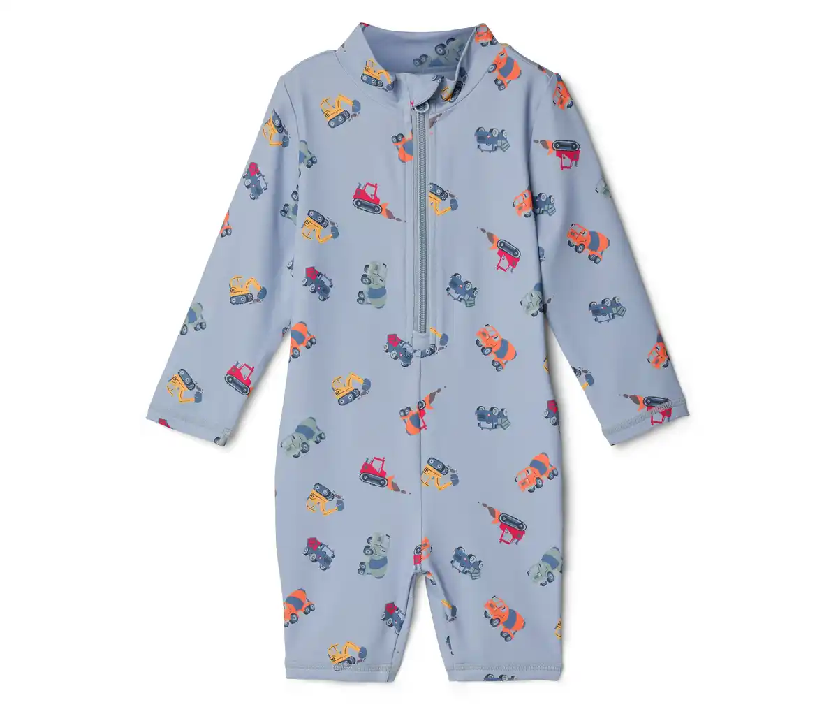 Bild 1 von Baby-Einteiler mit UV-Schutzfaktor 50+, Bagger