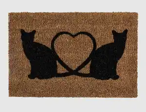 Fußmatte Kokos Katze