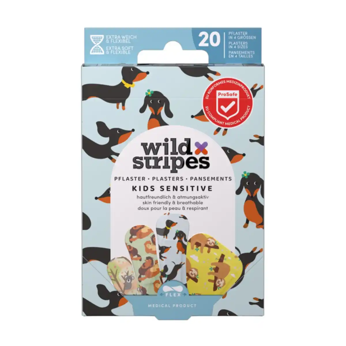 Bild 1 von Kinderpflaster - Wild Stripes Classic - Animal sensitive