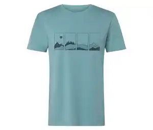 Outdoor-T-Shirt, türkis