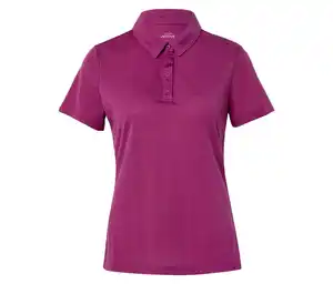 Sport-Poloshirt mit Merinowolle, pink