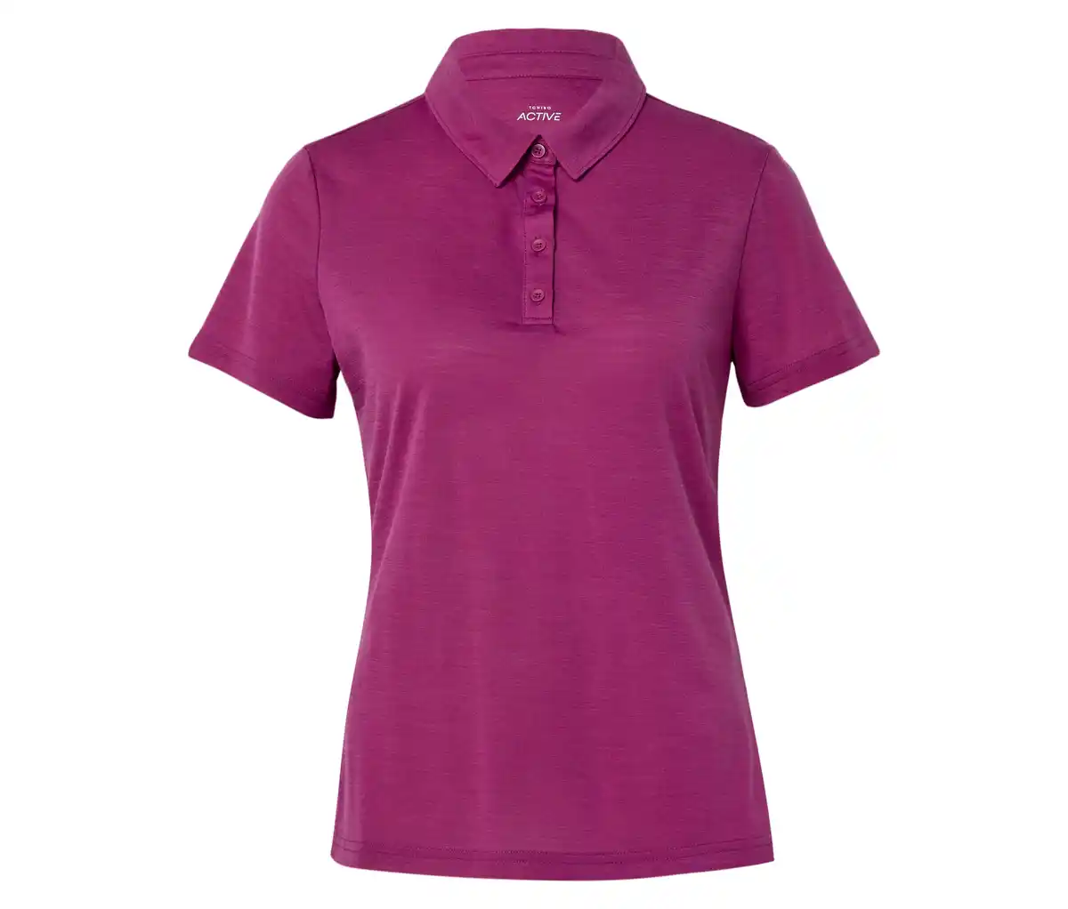Bild 1 von Sport-Poloshirt mit Merinowolle, pink