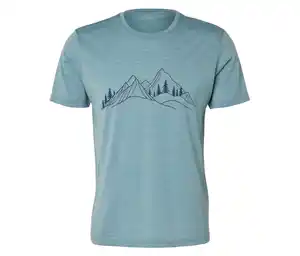 T-Shirt mit Merinowolle