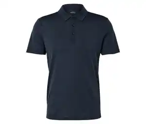 Funktions-Poloshirt, navy