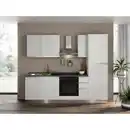 Bild 1 von Mid.you Küchenblock Moena, Ulme, Metall, 3 Schublade(n) Schubladen, seitenverkehrt montierbar, nur wie online abgebildet bestellbar, 255 cm, Made in Italy, vormontierter Korpus, Küchen, Küchenzeil