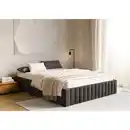 Bild 1 von Boxxx Polsterbett, Schwarz, Holz, Metall, Birke, Schichtholz, 140x200 cm, Bettkasten, in verschiedenen Größen erhältlich, Schlafzimmer, Betten, Polsterbetten