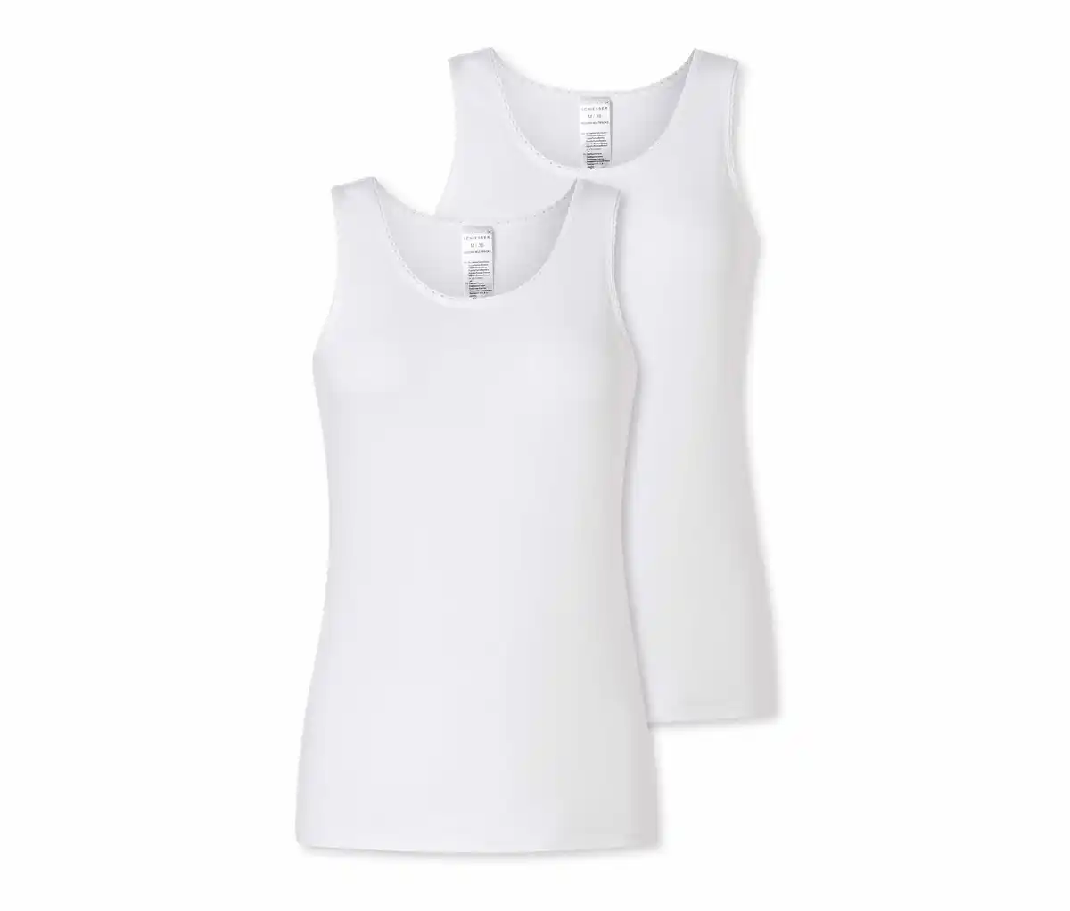 Bild 1 von 2 SCHIESSER Trägertops, weiß