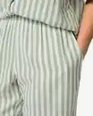 Bild 4 von Damen-Pyjamahose aus Seersucker, gestreift grün