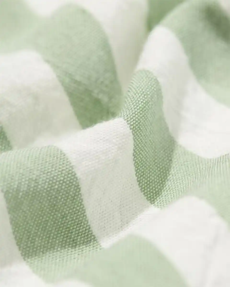 Bild 3 von Damen-Pyjamaoberteil aus Seersucker, gestreift grün