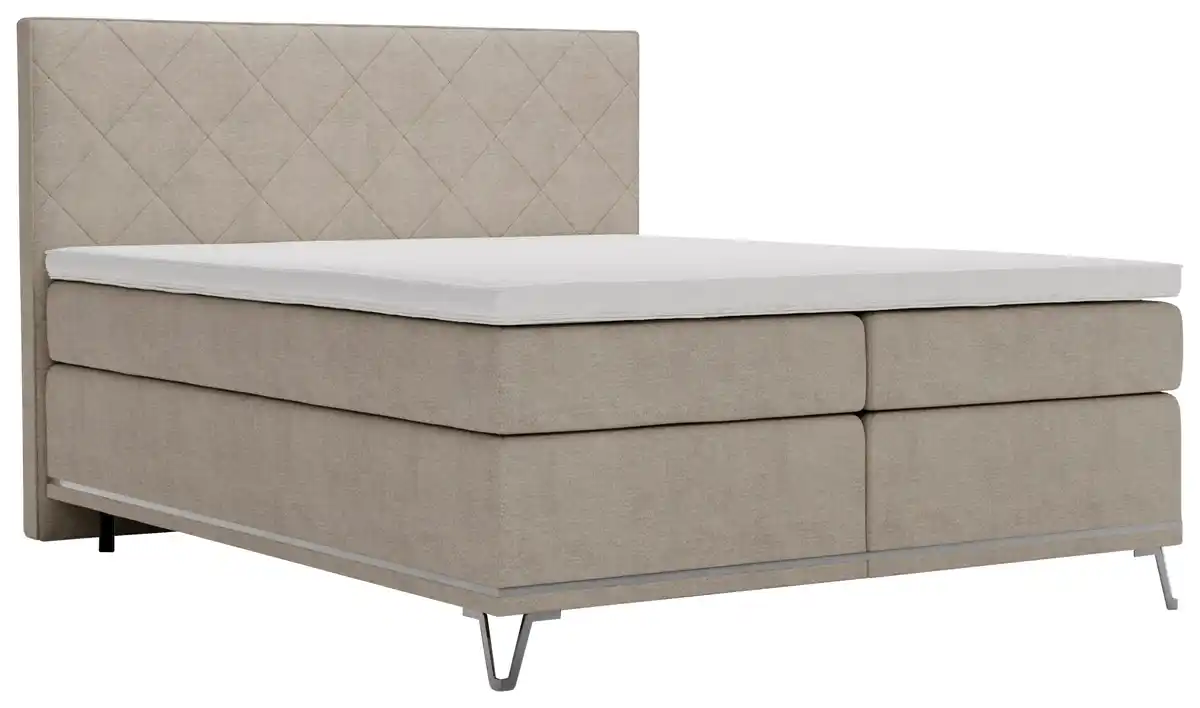 Bild 1 von Boxspringbett Cromo Beige ca. 160x200, Beige