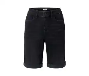 Bermuda Jeans ‒ Fit »Lea«, black denim