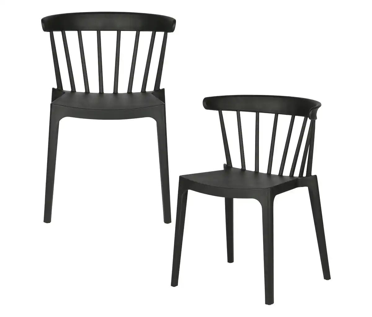 Bild 1 von WOOOD 2 Gartenstühle, schwarz