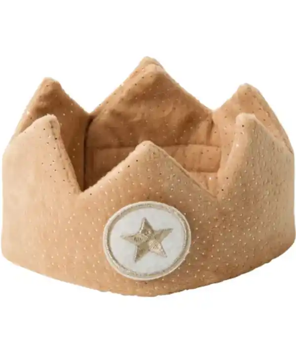 Bild 1 von Wattierte Geburtstagskrone, Beige