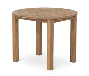Rund-ovaler ausziehbarer Gartentisch, ca. 100 bis 150 cm