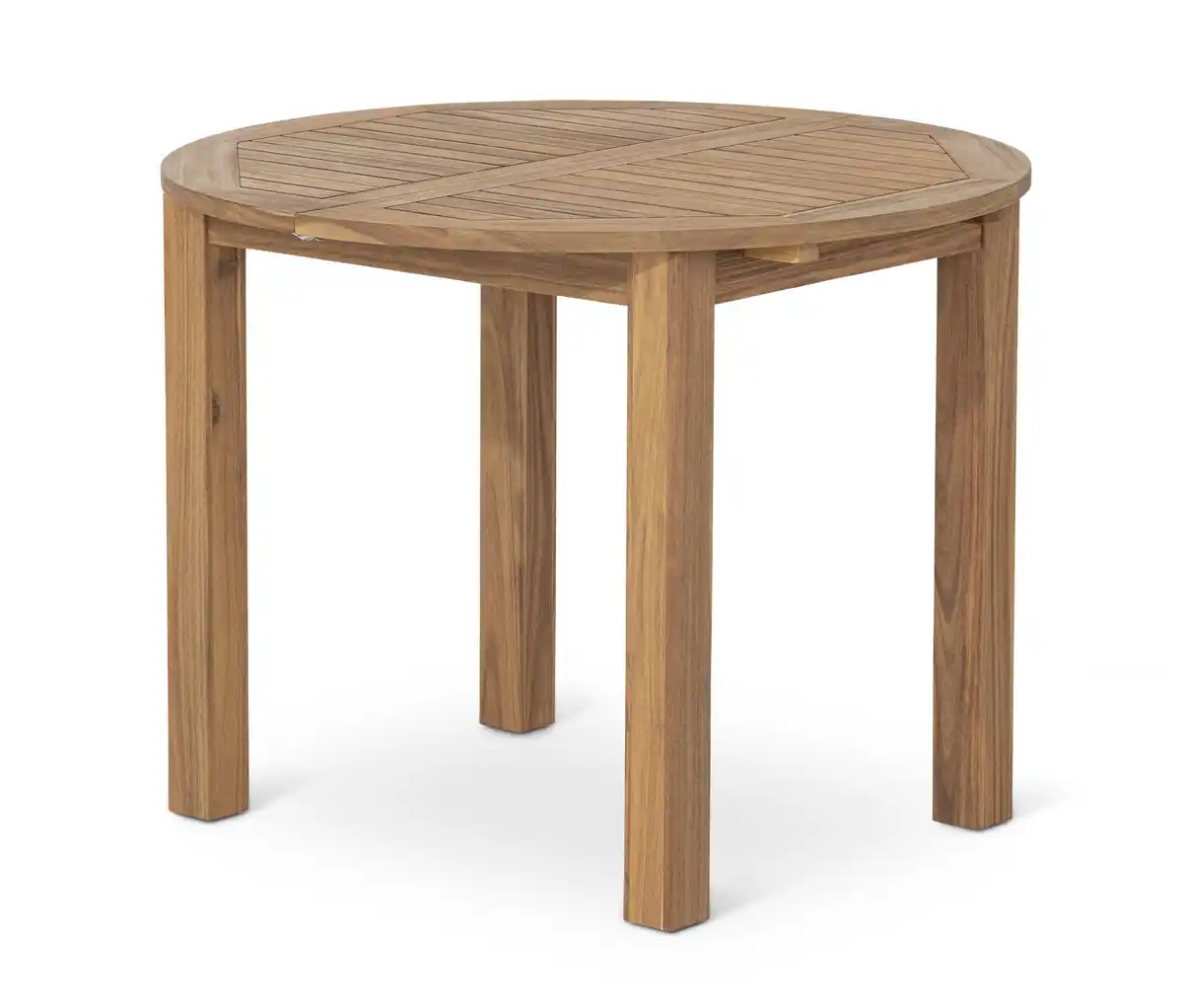 Bild 1 von Rund-ovaler ausziehbarer Gartentisch, ca. 100 bis 150 cm