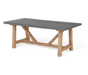Dining-Tisch mit Polyzement-Tischplatte