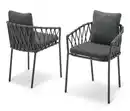 Bild 1 von 2 Dining-Sessel mit Textilgeflecht