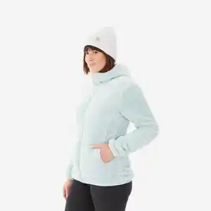 QUECHUA Fleecejacke Damen warm Winterwandern - NH500 türkis