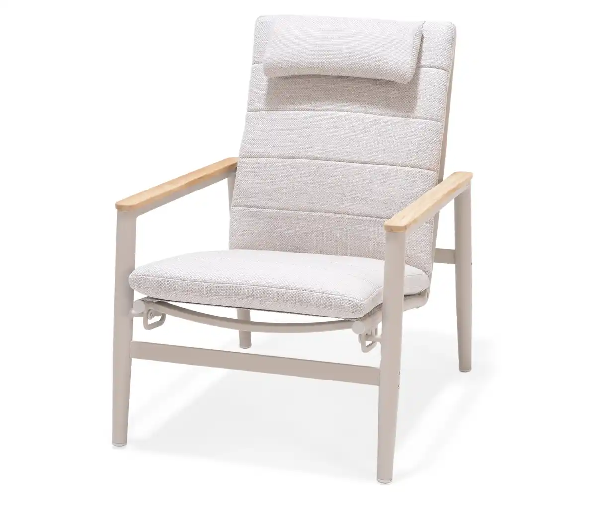 Bild 1 von ScanCom Outdoor-Loungesessel mit verstellbarer Rückenlehne, hellgrau