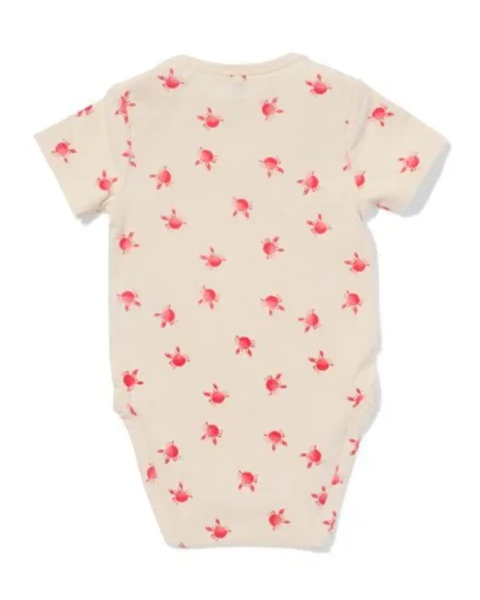 Bild 2 von Mitwachsender Baby-Strampler, Krabben beige