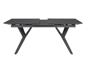deVries Ausziehtisch, 160/210, Gabel-Tischgestell, anthrazit