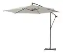 Bild 1 von Leco Ampelschirm* Ø 300 cm, inkl. Schirmständer und Abdeckhaube, hellgrau