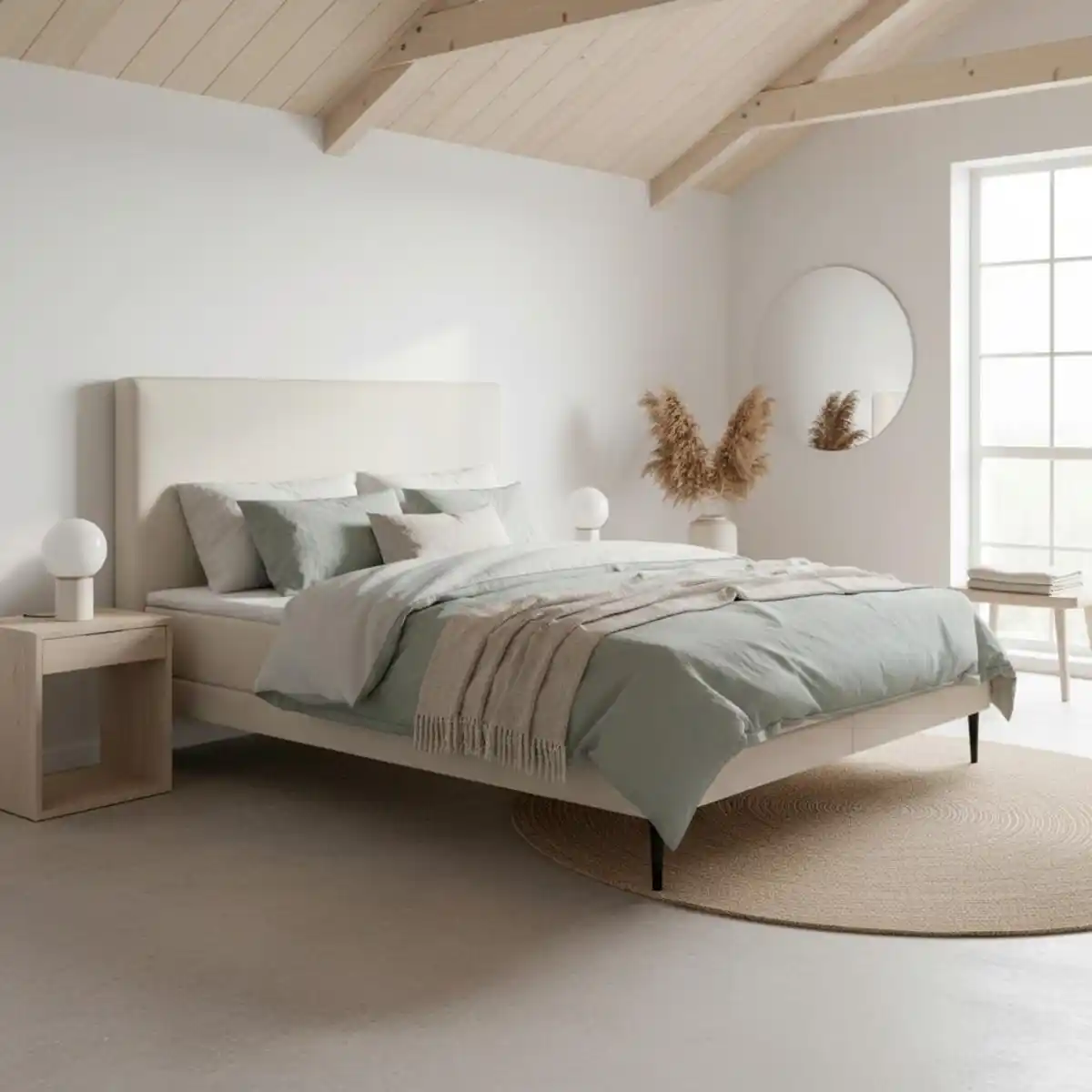 Bild 1 von Boxbett Nevada Beige ca. 160x200 cm mit Topper, Beige