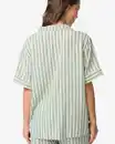 Bild 4 von Damen-Pyjamaoberteil aus Seersucker, gestreift grün