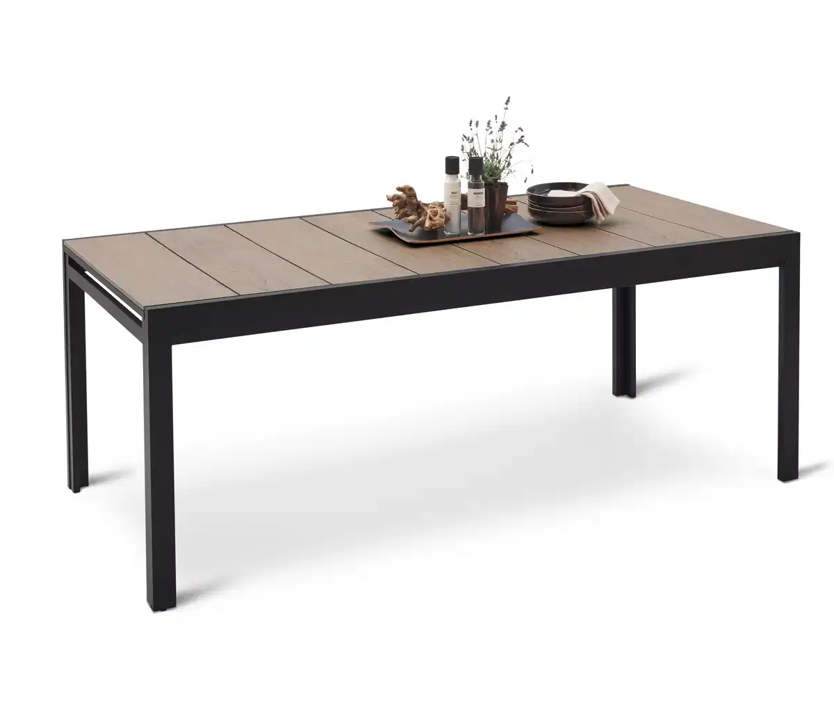 Bild 1 von Ausziehbarer Gartentisch mit Duraboard-Tischplatte, ca. 200‒300 cm