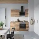 Bild 1 von Küchenblock Structura High m. Geräten Eiche dunkel, Eiche dunkel