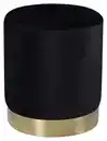 Bild 1 von POUF BENJI, Schwarz, Goldfarben