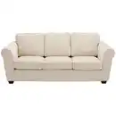 Bild 1 von Carryhome 3-Sitzer-Sofa, Beige, Textil, Füllung: Schaumstoff, 226x88x86 cm, Typenauswahl, Rücken echt, Wohnzimmer, Sofas & Couches, Sofas, 3-Sitzer Sofas