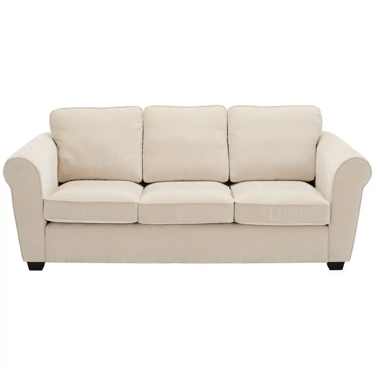 Bild 1 von Carryhome 3-Sitzer-Sofa, Beige, Textil, Füllung: Schaumstoff, 226x88x86 cm, Typenauswahl, Rücken echt, Wohnzimmer, Sofas & Couches, Sofas, 3-Sitzer Sofas